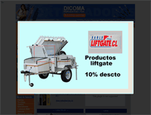 Tablet Screenshot of dicoma.cl